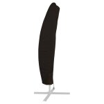 Housse de protection 218cm pour parasol déporté noire Housse de protection 218cm pour parasol déporté noire