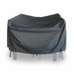 Housse de protection 235x135cm gris fonc polyester pour tables