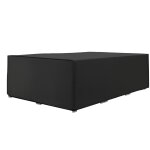 Housse salon de jardin tanche anti - uv tissu oxford noir