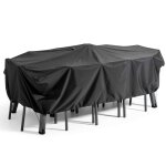 Housse de table de jardin noire 240 x 130 cm Housse de table de jardin noire 240 x 130 cm