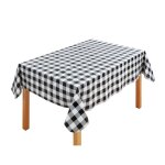 Housse de table vichy gris 180 x 140 cm Housse de table vichy gris 180 x 140 cm