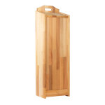 Huche  pain en htre huil avec tiroir 80x24. 5 cm marron en bois