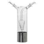 Huilier vinaigrier 2 - en - 1 transparent base inox - 700 / 1000ml