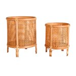 Jardinière en bambou marron 32x32x38 cm Jardinière en bambou marron 32x32x38 cm