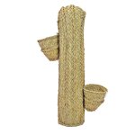 Jardini�re en forme de cactus en fibres naturelles 105 cm