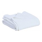Jete en coton blanc 180 x 260 Jete en coton blanc 180 x 260