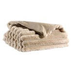 Jet de lit en polyester lin 240 x 260 cm