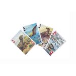 Jeu de cartes 3d dino pvc multicolore