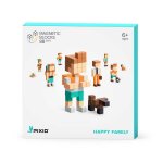 Jeu de construction aimant famille et personnages