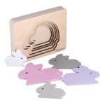 Jeu' de'eveil - puzzle animaux lapin