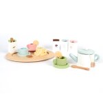 Jeu de plateau et tasses à thé en bois pour enfants Jeu de plateau et tasses à thé en bois pour enfants