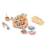 Jeu de société pour enfants en bois naturel multicolore Jeu de société pour enfants en bois naturel multicolore