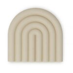 Jouet de dentition en silicone arc - en - ciel sable