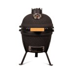 Kamado barbecue en céramique noire mat, mini 28 cm Ø grill Kamado barbecue en céramique noire mat, mini 28 cm Ø grill
