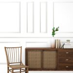 Kit de 7 moulures murales en bois - pin des landes - prt  coller