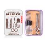 Kit entretien de la barbe en mtal blanc