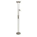 Lampadaire 2xe27 gris