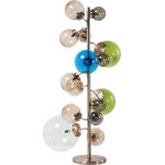 Lampadaire en acier cuivr� 15 abat - jours en acrylique h160