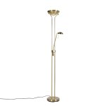 Lampadaire en acier dor / laiton