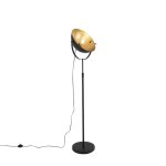 Lampadaire en acier noir