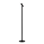 Lampadaire alu rechargeable 1 lumi�re noir