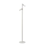 Lampadaire alu rechargeable 2 lumires noir