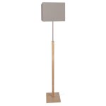 Lampadaire bois, naturel, h 156xd30xp30cm