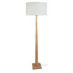 Lampadaire bois, naturel, h156x d45xp45cm Lampadaire bois, naturel, h156x d45xp45cm