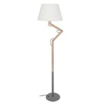 Lampadaire bois, naturel, h169x d40xp40cm Lampadaire bois, naturel, h169x d40xp40cm
