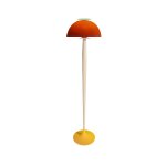 Lampadaire bois, orange , h165xd43xp43cm