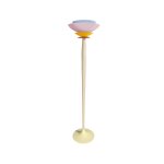 Lampadaire bois, rose , h165xd40xp40cm