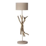 Lampadaire en bois taupe