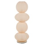 Lampadaire colonne en tissu beige crème h131 Lampadaire colonne en tissu beige crème h131