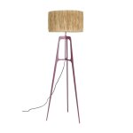 Lampadaire design en m�tal violet