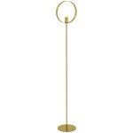 Lampadaire design no - rtro circulaire h. 1, 70 m max. 40 w mtal dor