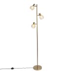 Lampadaire design or 3 lumires orientable