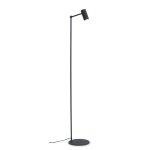 Lampadaire droit noir h133cm Lampadaire droit noir h133cm