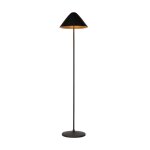 Lampadaire, lgant et styl, mtal noir, 35 x 150 x 35 cm