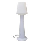 Lampadaire ext filaire polythylne blanc h170cm