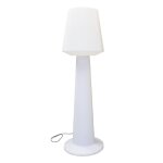 Lampadaire ext filaire polypropylne blanc h110cm