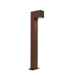 Lampadaire extérieur en aluminium brun rouille Lampadaire extérieur en aluminium brun rouille