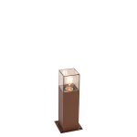 Lampadaire extérieur en aluminium brun rouille Lampadaire extérieur en aluminium brun rouille