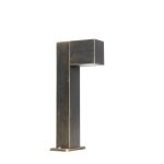 Lampadaire extrieur en aluminium dor / laiton