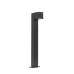 Lampadaire extrieur en aluminium noir