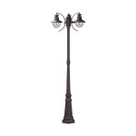 Lampadaire extrieur marron