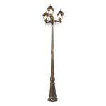 Lampadaire extrieur en plastique dor / laiton