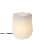 Lampadaire extrieur pot de fleurs blanc ip44