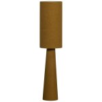 Lampadaire en fer et bouclette jaune miel Lampadaire en fer et bouclette jaune miel