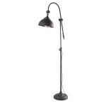 Lampadaire industriel en métal noir h168 Lampadaire industriel en métal noir h168