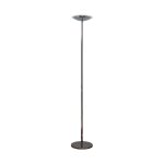 Lampadaire led en mtal argent